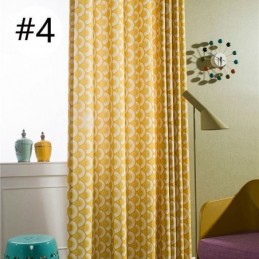 Modern Curtain Made to Measure Curtain Cotton Fish Scales Pattern