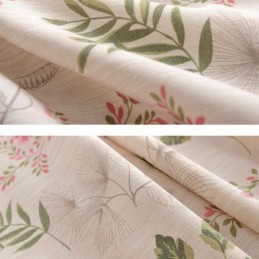 Modern Curtain Made to Measure Curtain Cotton Plants Printed