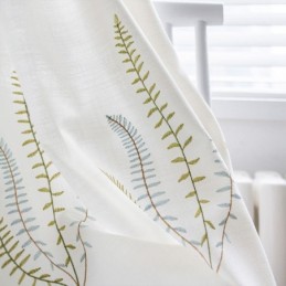 Nordic Curtain Made to Measure Curtain Leaf Pattern Home