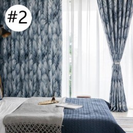 Modern Curtain Made to Measure Curtain Plants Print Home