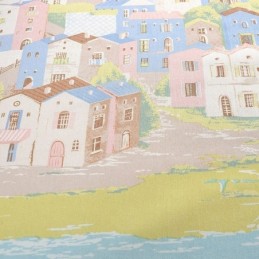 Nordic Curtain Made to Measure Curtain Cotton Town Printed