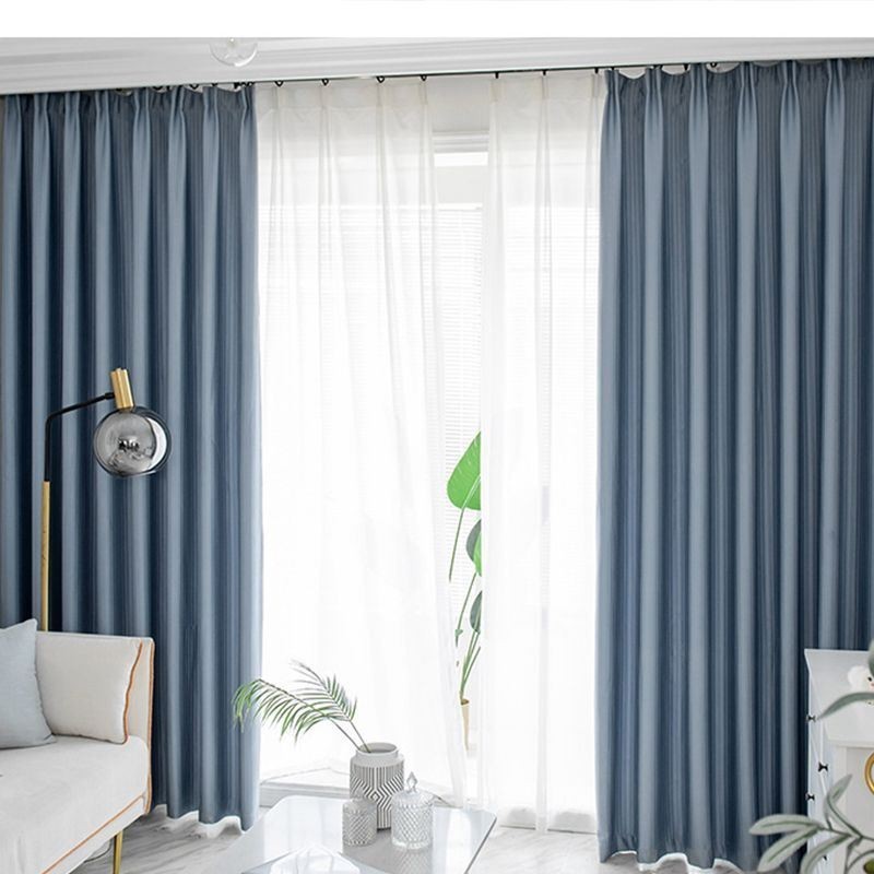 Home Curtain Made to Measure Curtain Nordic Style Solid Color