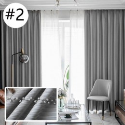 Home Curtain Made to Measure Curtain Nordic Style Solid Color