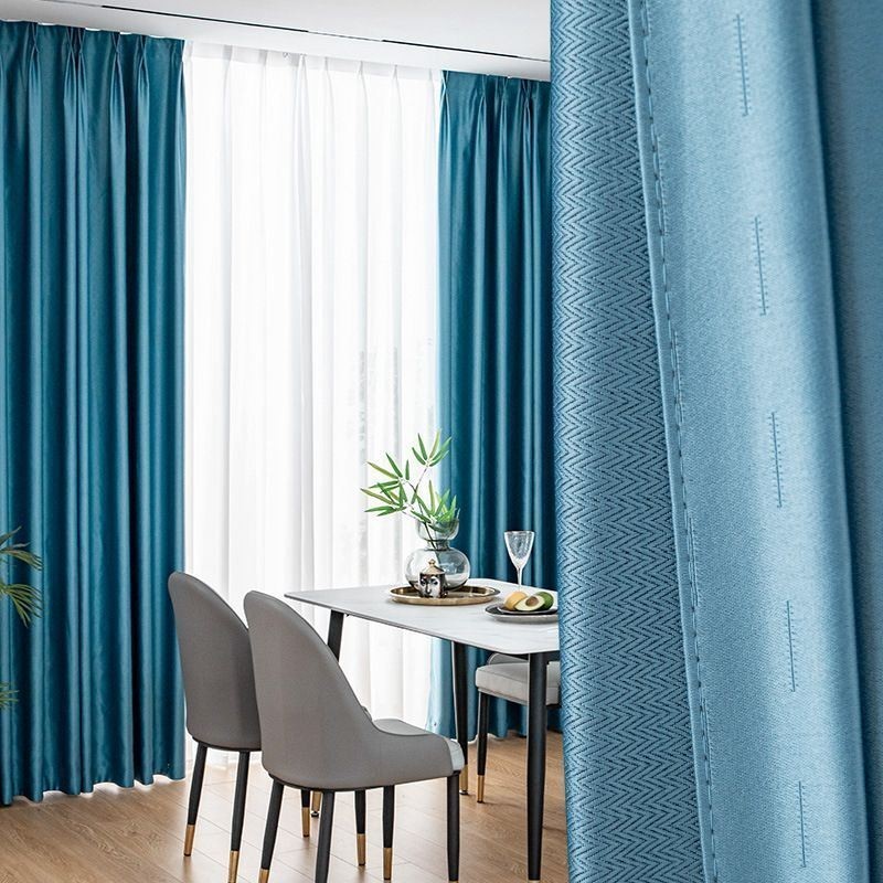 Home Curtain Made to Measure Curtain Nordic Style Solid Color