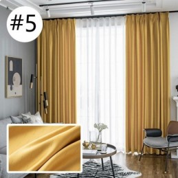 Home Curtain Made to Measure Curtain Nordic Style Solid Color