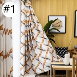 Modern Curtain Made to Measure Curtain Lattice Print Home