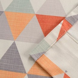 Modern Curtain Made to Measure Curtain Cotton Triangle Printed