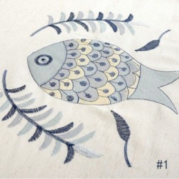 Embroidered Blackout Curtain Made to Measure Curtain Kids Room Minimalist Darkening