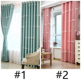 Nordic Curtain Made to Measure Curtain Minimalist Flower Embroidery