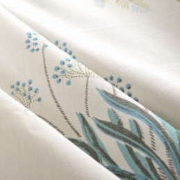 Nordic Curtain Made to Measure Curtain Cotton Plants Printed