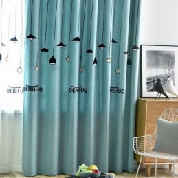 Modern Curtain Made to Measure Curtain Lamp Pattern Polyester