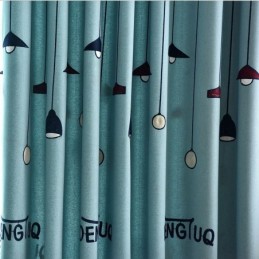 Modern Curtain Made to Measure Curtain Lamp Pattern Polyester