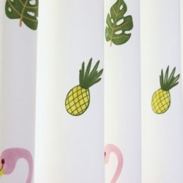 Embroidered Flamingo Curtain Made to Measure Curtain Semi Transparent Sheer Curtains For Living Room Bedroom