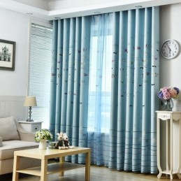 Cartoon Fish Pattern Blue...