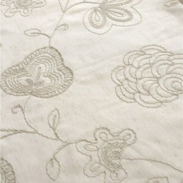 Japanese Simple Curtain Made to Measure Curtain Embroidery Environment Protective Cotton Linen Fabric