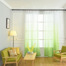 Living Room Voile Curtains Breathable Sheer for Modern Minimalist Printing Designs