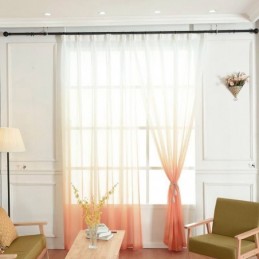 Living Room Voile Curtains Breathable Sheer for Modern Minimalist Printing Designs