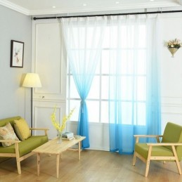 Living Room Voile Curtains Breathable Sheer for Modern Minimalist Printing Designs