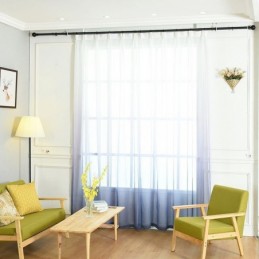Living Room Voile Curtains Breathable Sheer for Modern Minimalist Printing Designs