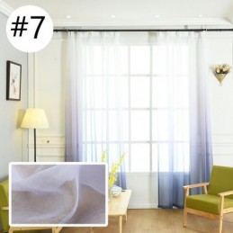 Living Room Voile Curtains Breathable Sheer for Modern Minimalist Printing Designs