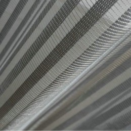 Modern Simple Sheer Curtain Made to Measure Curtain Gray Stripes Jacquard Living Room Study Fabric