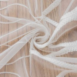 Modern Simple Sheer Curtain Made to Measure Curtain Geometry Jacquard Living Room Study Fabric