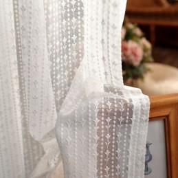 White Tulle Curtains For...