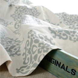 Japanese Simple Curtain Made to Measure Curtain European Flower Printed Soft Versatile Fabric