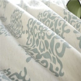 Japanese Simple Curtain Made to Measure Curtain European Flower Printed Soft Versatile Fabric