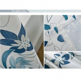 Modern Simple Curtain Made to Measure Curtain Fresh Flower Printed Bedroom Fabric