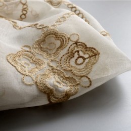 Nordic Sheer Curtains Diamond Pattern Window For Living Room Bedroom