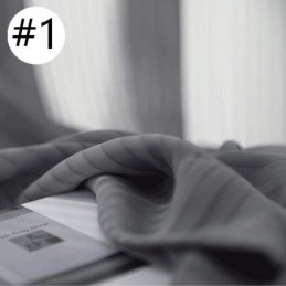 Striped Sheer Curtains Home Decorations Modern Tulle Curtain Made to Measure Curtain For Living Room