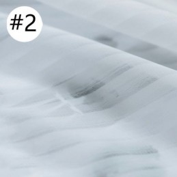 Striped Sheer Curtains Home Decorations Modern Tulle Curtain Made to Measure Curtain For Living Room