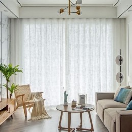 Nordic Tulle Sheer Curtains...
