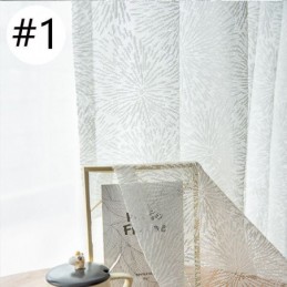 Nordic Tulle Sheer Curtains Elegant White Voile Curtain Made to Measure Curtain Blinds Panel For Living Room One