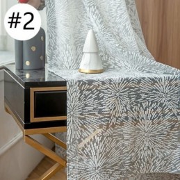 Nordic Tulle Sheer Curtains Elegant White Voile Curtain Made to Measure Curtain Blinds Panel For Living Room One