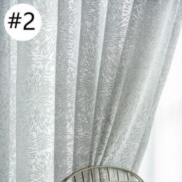 Nordic Tulle Sheer Curtains Elegant White Voile Curtain Made to Measure Curtain Blinds Panel For Living Room One