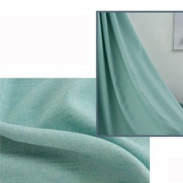 Nordic Plain Curtain Made to Measure Curtain Fabric Shading Solid Color For Bedroom