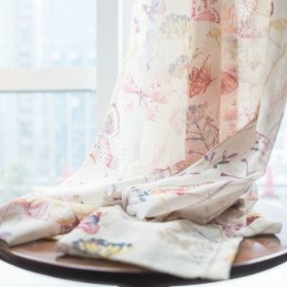 Modern Rural Sheer Curtain...