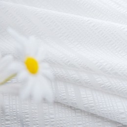 Modern Voile Tulle Curtain Made to Measure Curtain Solid Color White Sheer For Living Room