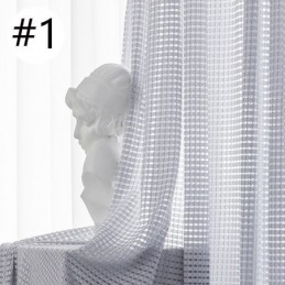 Light Filtering Curtains Waffle Weave Textured Window Treatment For Living Room