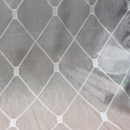 Geometric Pattern Sheer Curtains For Living Room Bedroom