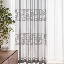 Geometry Sheer Curtains For...
