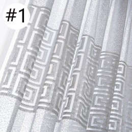 Geometry Sheer Curtains For Living Room Bedroom