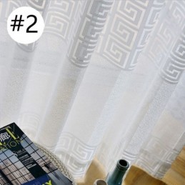 Geometry Sheer Curtains For Living Room Bedroom