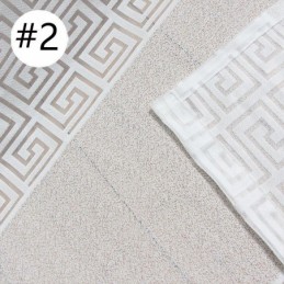 Geometry Sheer Curtains For Living Room Bedroom