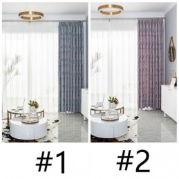 Luxury Jacquard Curtains Blackout Window For Living Room Bedroom