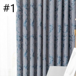 Luxury Jacquard Curtains Blackout Window For Living Room Bedroom