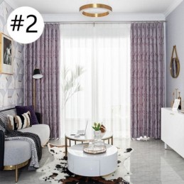 Luxury Jacquard Curtains Blackout Window For Living Room Bedroom