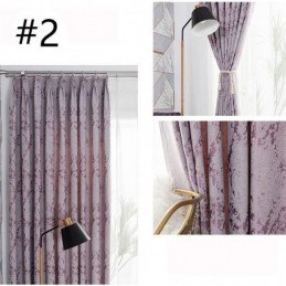 Luxury Jacquard Curtains Blackout Window For Living Room Bedroom